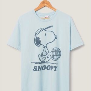 Junk Food SNOOPY TENNIS FLEA MARKET TEE Graphic Size Large
